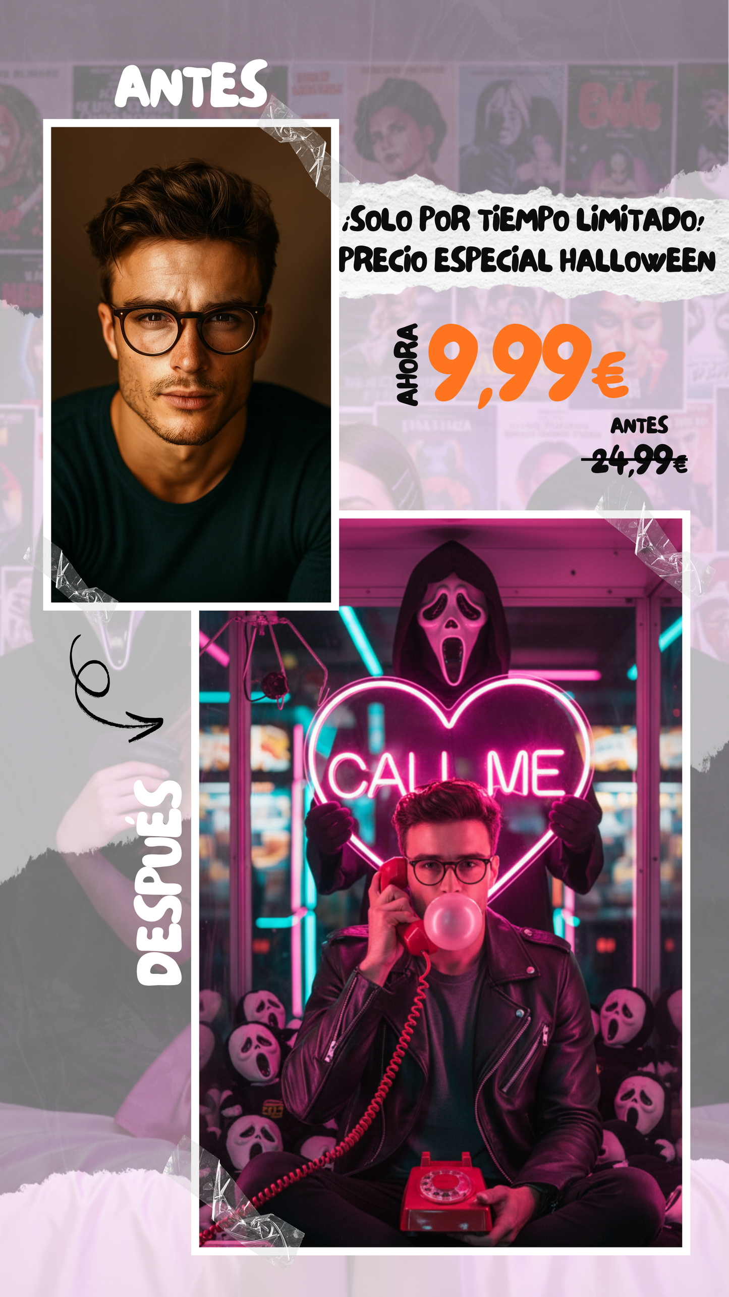 Pack de Ilustraciones Digitales de Halloween | 100% Personalizadas